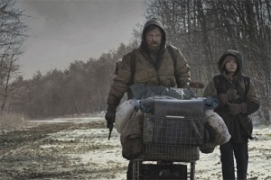 the_road1 The Man and The Boy, with cart, in <i>The Road</i>