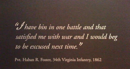 From the Gettysburg National Military Park Museum  Photo: Marty Duren