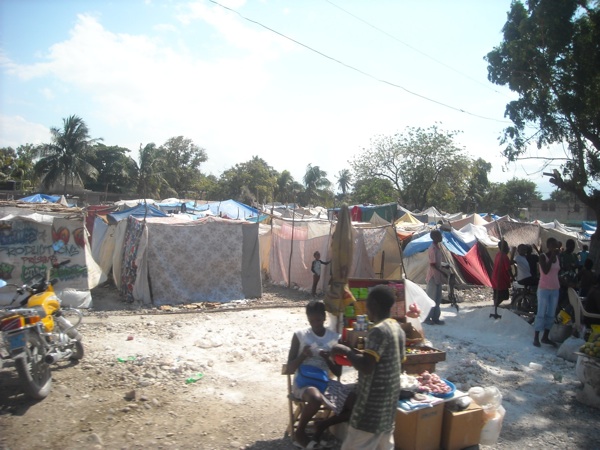 TentCity A tent city in Port-au-Prince Haiti