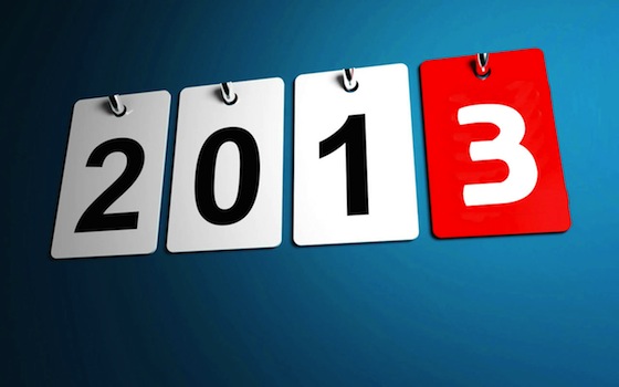 happy new year 2013