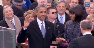 president obama oath of office inauguration