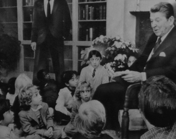 ronald reagan with children