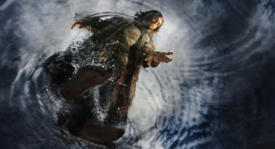 Jesus walks on water The Bible