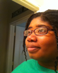 Keysha Hogan voting for Barack Obama