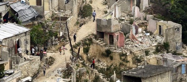 haiti earthquake rubble houses