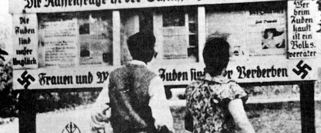 nazi propaganda sign