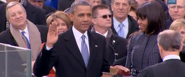 president obama oath of office inauguration
