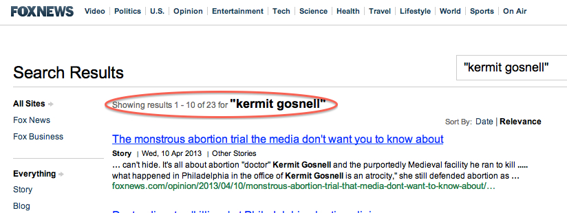 media bias in Kermit Gosnell trial