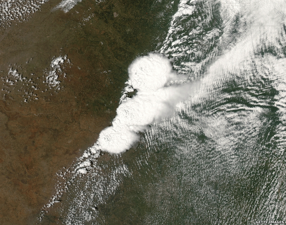 Moore Oklahoma tornado satellite