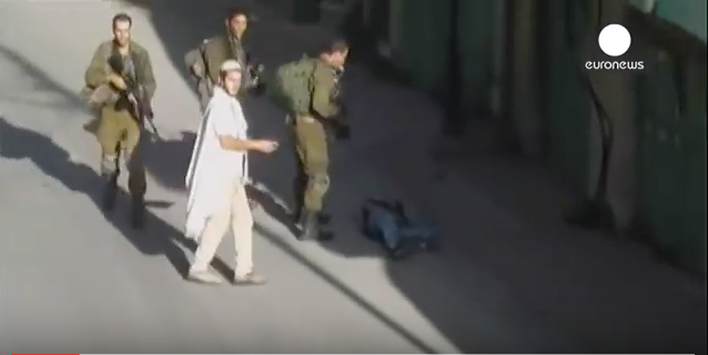Palestinian shot during knife attack